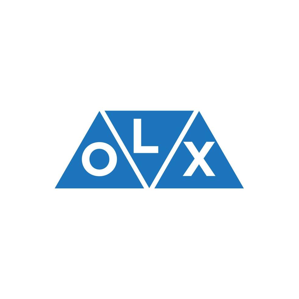 lox abstrakt första logotyp design på vit bakgrund. lox kreativ initialer brev logotyp begrepp. vektor