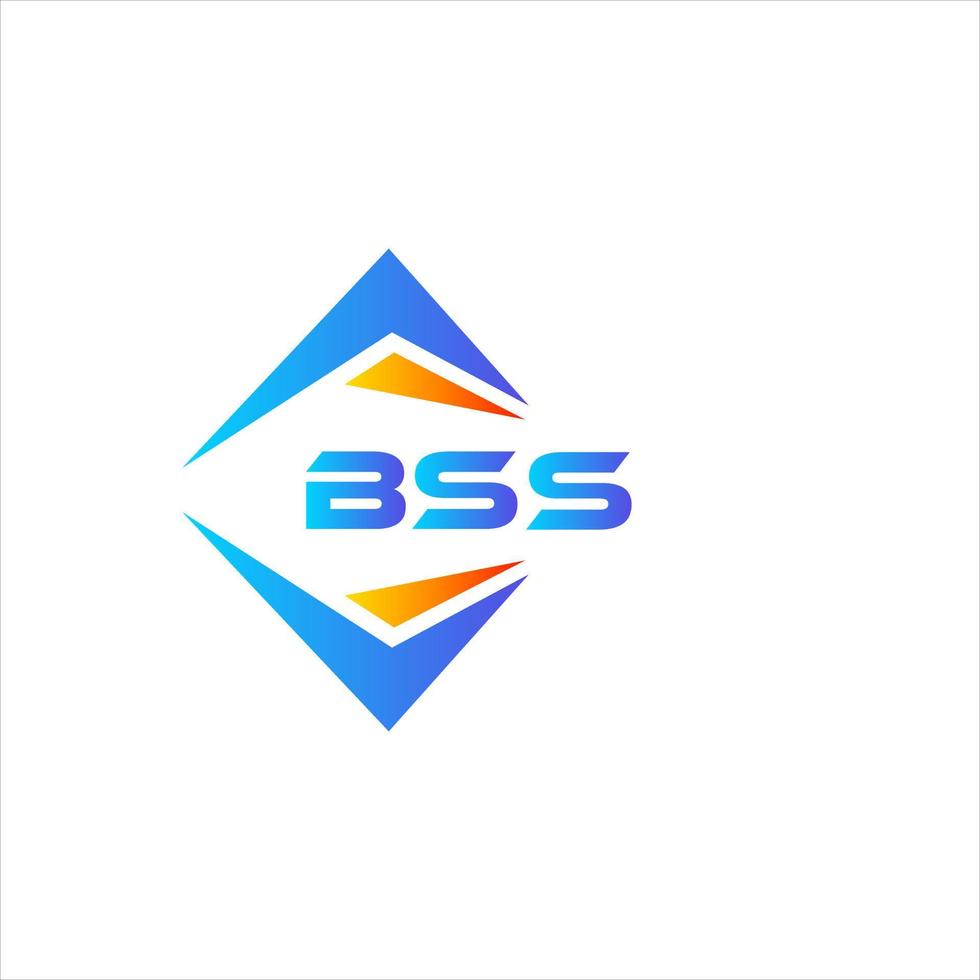 bss abstrakt teknologi logotyp design på vit bakgrund. bss kreativ initialer brev logotyp begrepp. vektor