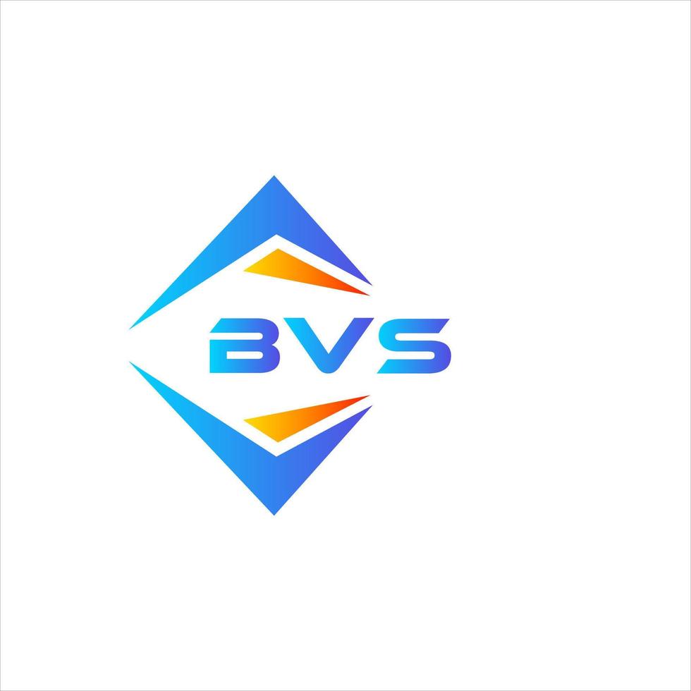 bvs abstrakt teknologi logotyp design på vit bakgrund. bvs kreativ initialer brev logotyp begrepp. vektor