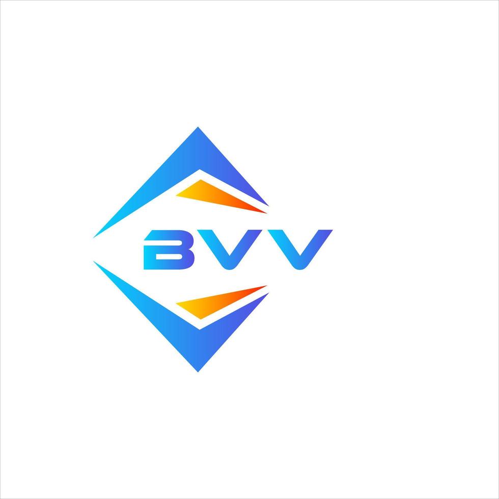 webbvv abstrakt teknologi logotyp design på vit bakgrund. bvv kreativ initialer brev logotyp begrepp. vektor
