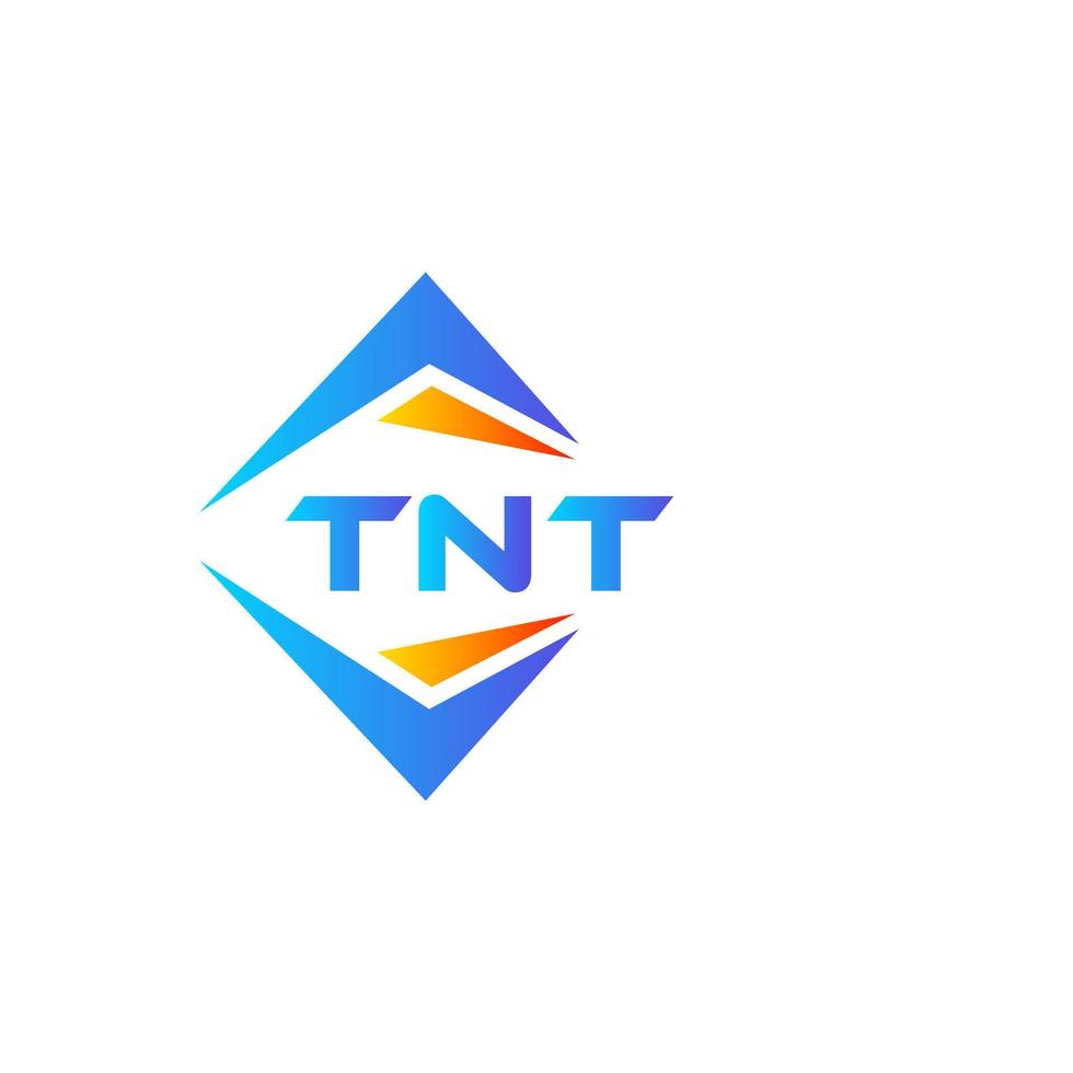 tnt abstraktes Technologie-Logo-Design auf weißem Hintergrund. tnt kreative Initialen schreiben Logo-Konzept. vektor