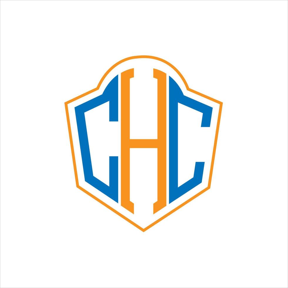 chc abstrakt monogram skydda logotyp design på vit bakgrund. chc kreativ initialer brev logotyp. vektor