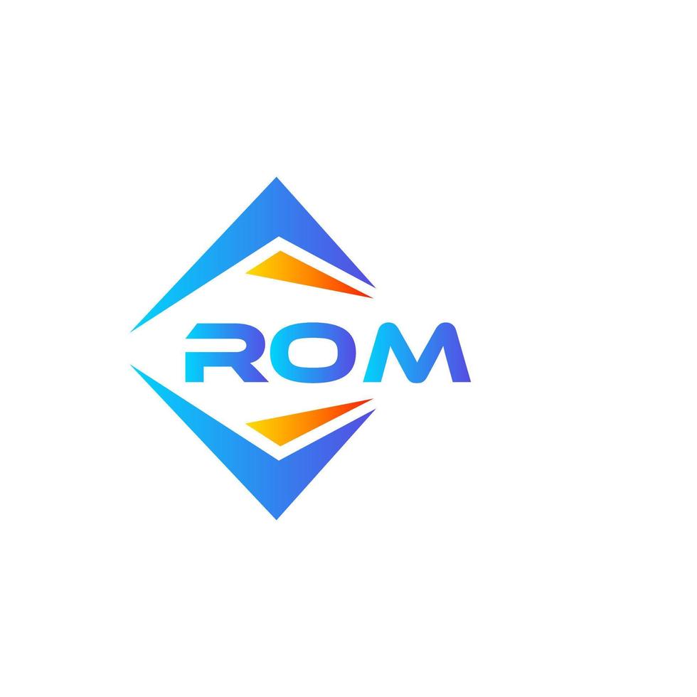 rom abstrakt teknologi logotyp design på vit bakgrund. rom kreativ initialer brev logotyp begrepp. vektor