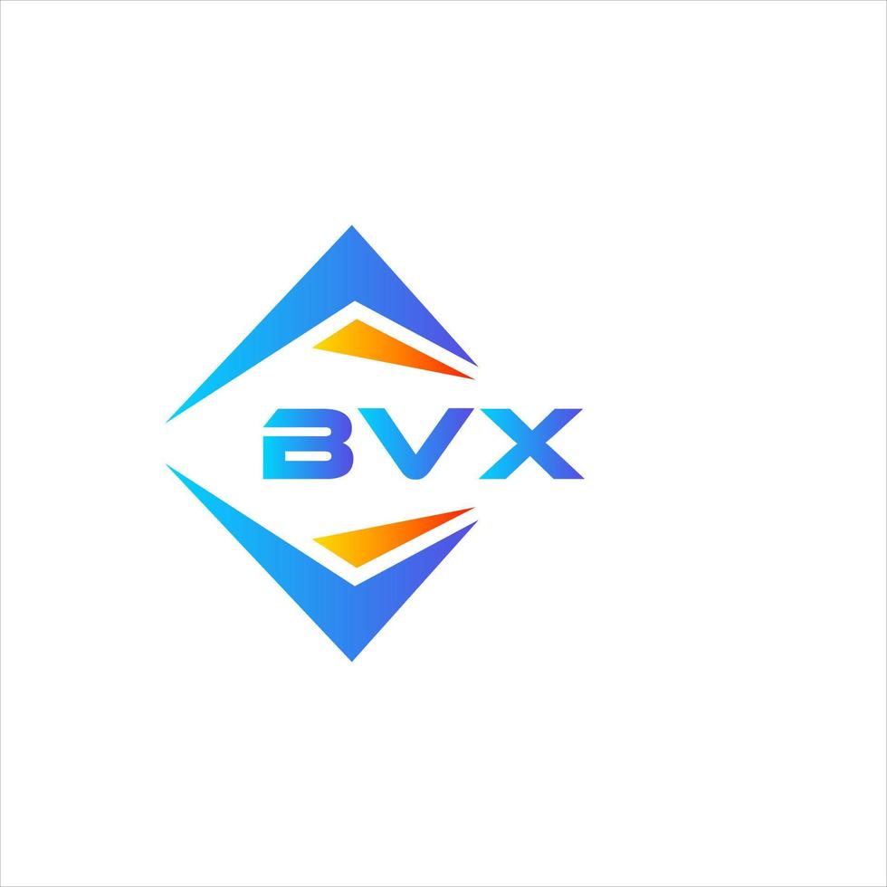bvx abstraktes Technologie-Logo-Design auf weißem Hintergrund. bvx kreative Initialen schreiben Logo-Konzept. vektor