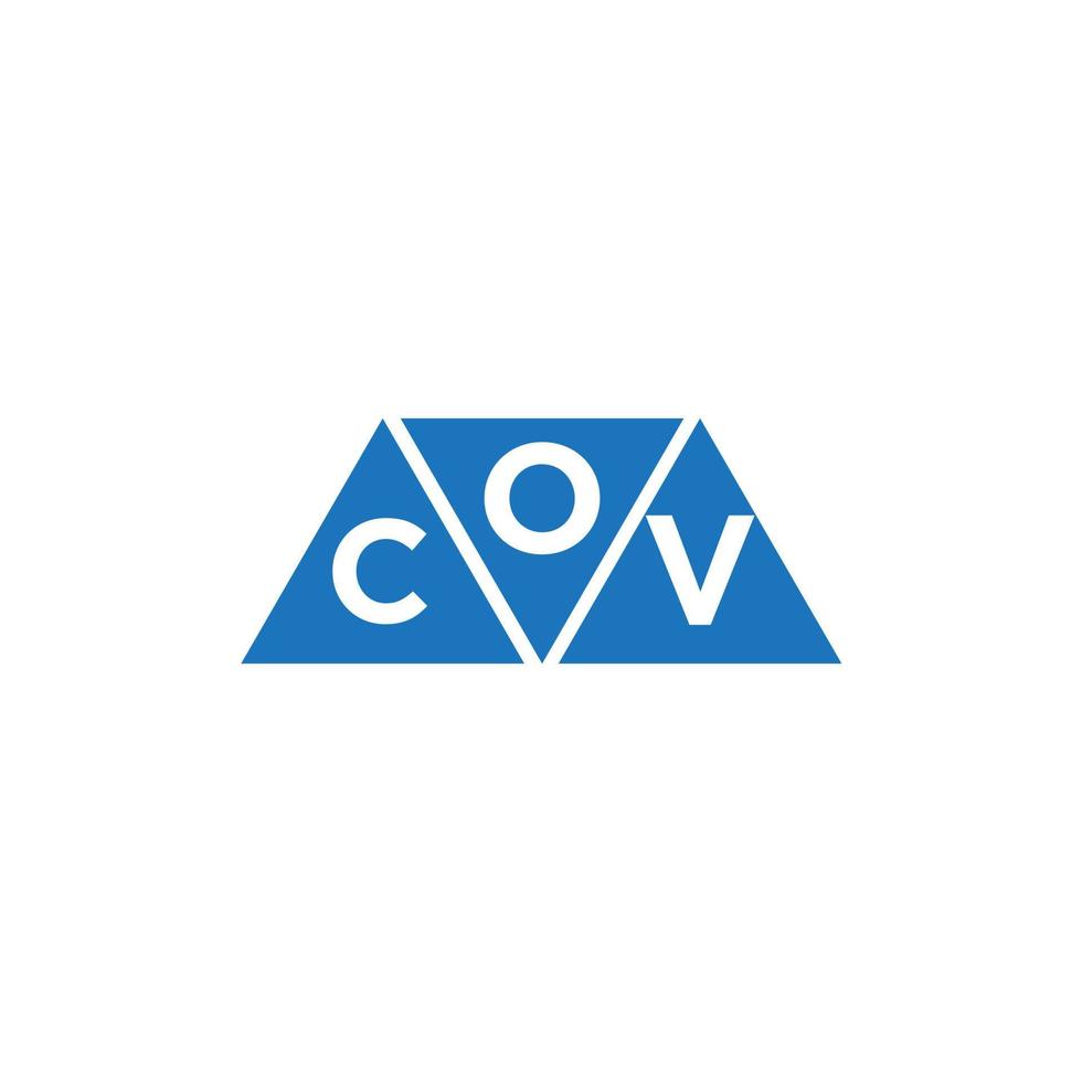 ocv abstrakt första logotyp design på vit bakgrund. ocv kreativ initialer brev logotyp begrepp. vektor