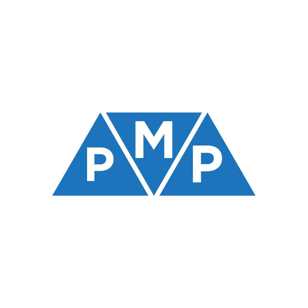 mpp abstrakt första logotyp design på vit bakgrund. mpp kreativ initialer brev logotyp begrepp. vektor