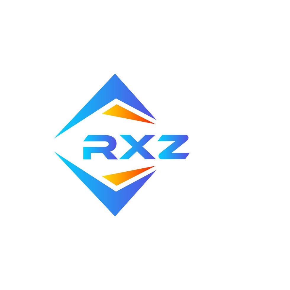 rxz abstraktes Technologie-Logo-Design auf weißem Hintergrund. rxz kreative Initialen schreiben Logo-Konzept. vektor