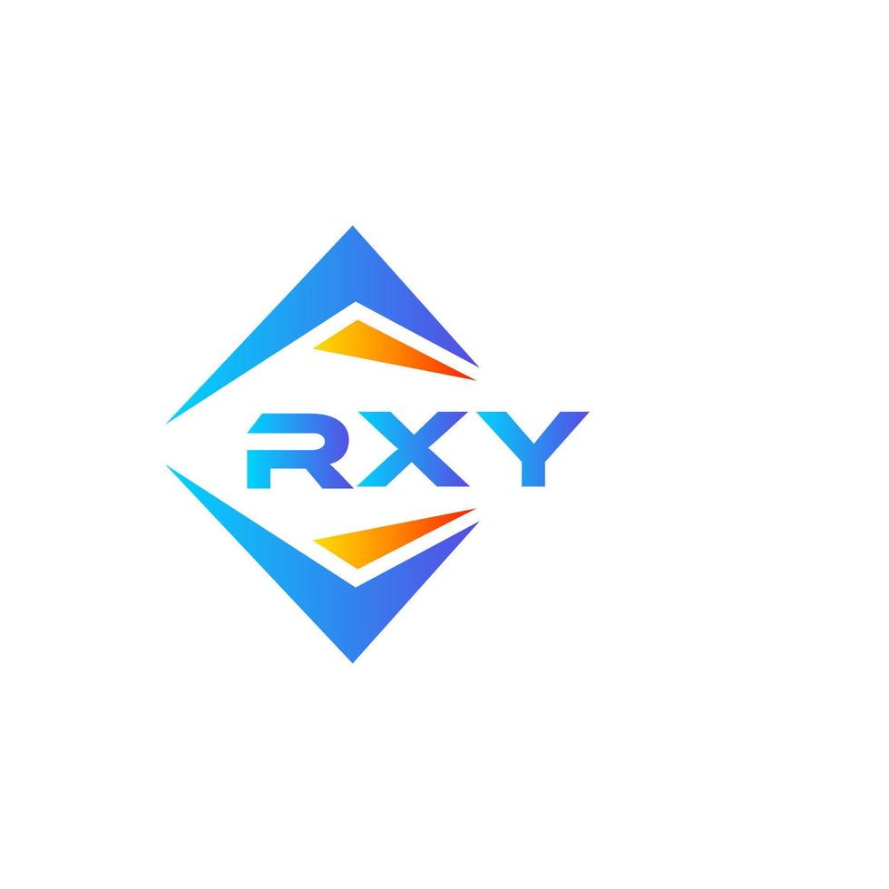 rxy abstraktes Technologie-Logo-Design auf weißem Hintergrund. rxy kreative Initialen schreiben Logo-Konzept. vektor
