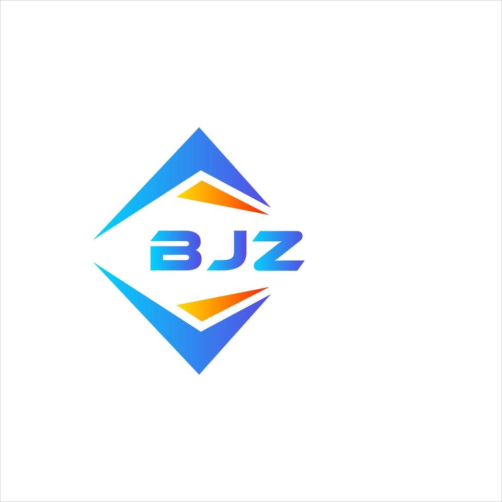 bjz abstrakt teknologi logotyp design på vit bakgrund. bjz kreativ initialer brev logotyp begrepp. vektor