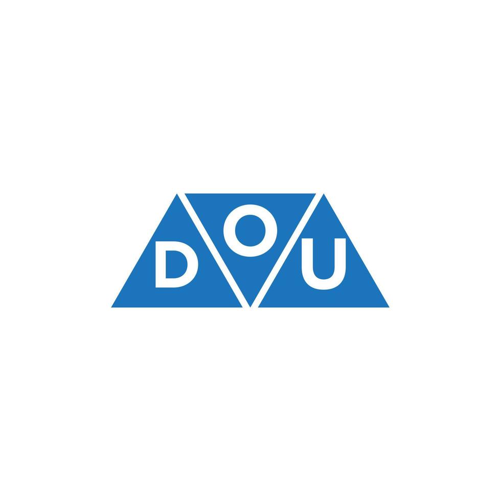 odu abstrakt första logotyp design på vit bakgrund. odu kreativ initialer brev logotyp begrepp. vektor