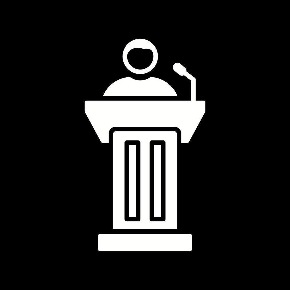 Podium-Vektor-Symbol vektor