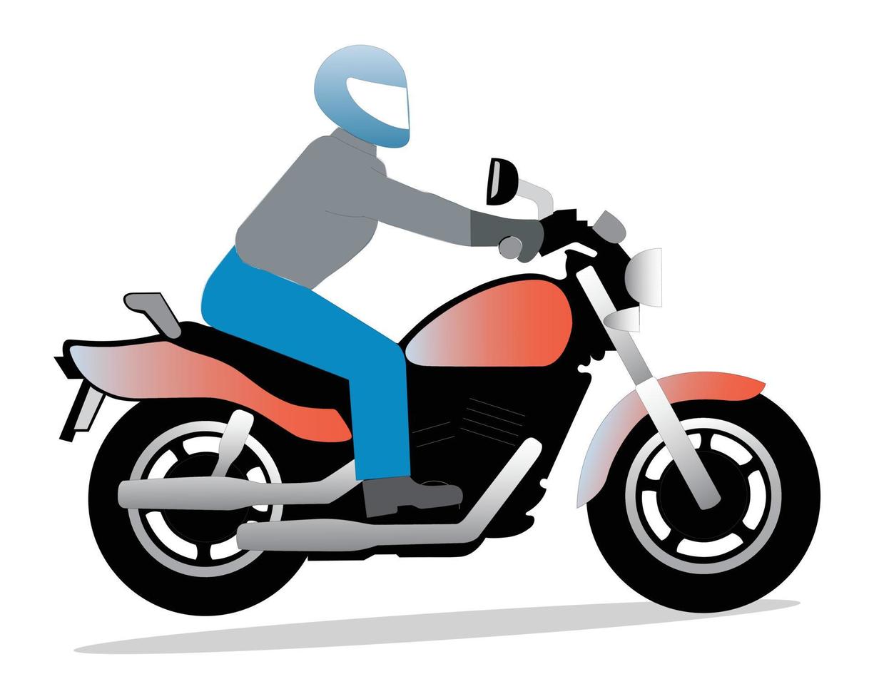 motorcykel vektor illustration