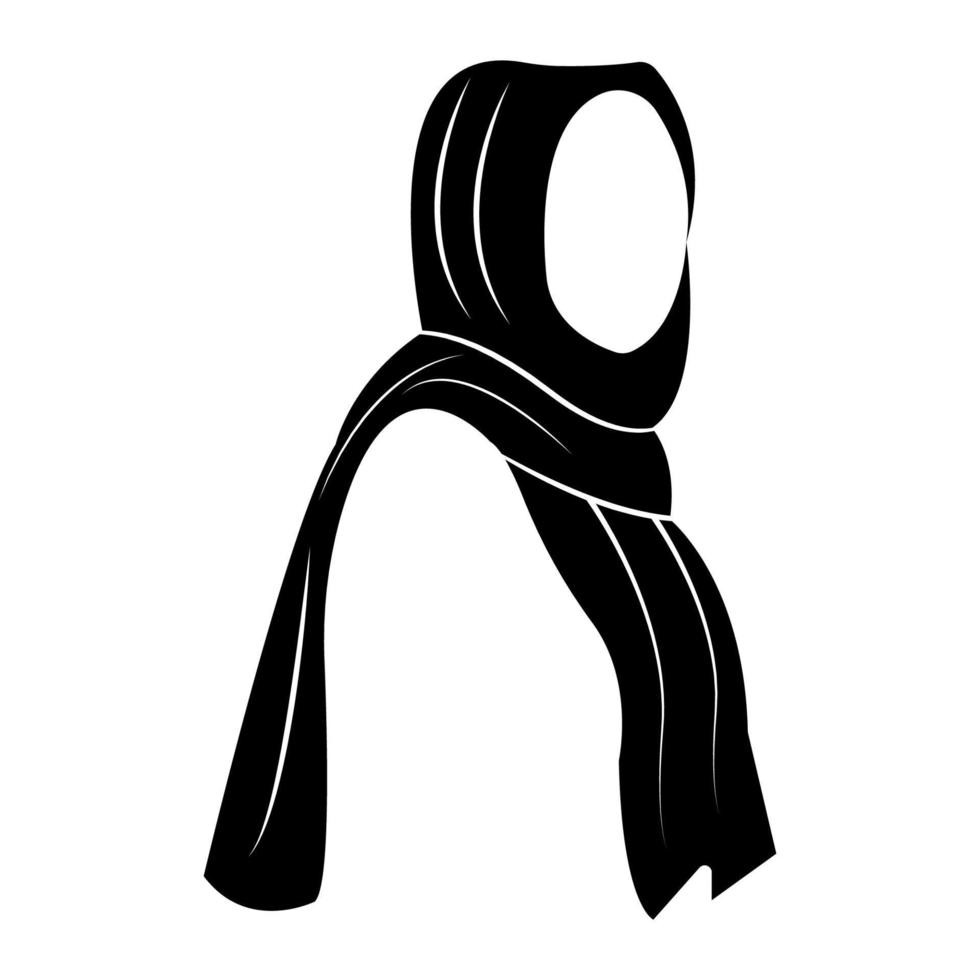 Hijab-Logo-Illustrationsvektor vektor