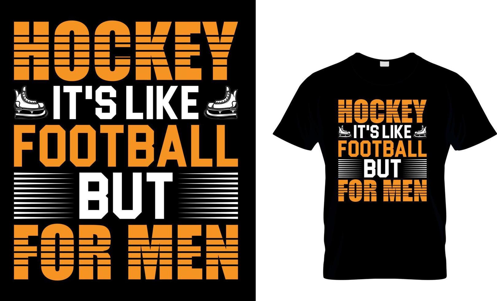 is hockey t-shirt design vektor grafisk. hockey dess tycka om fotboll men för män.