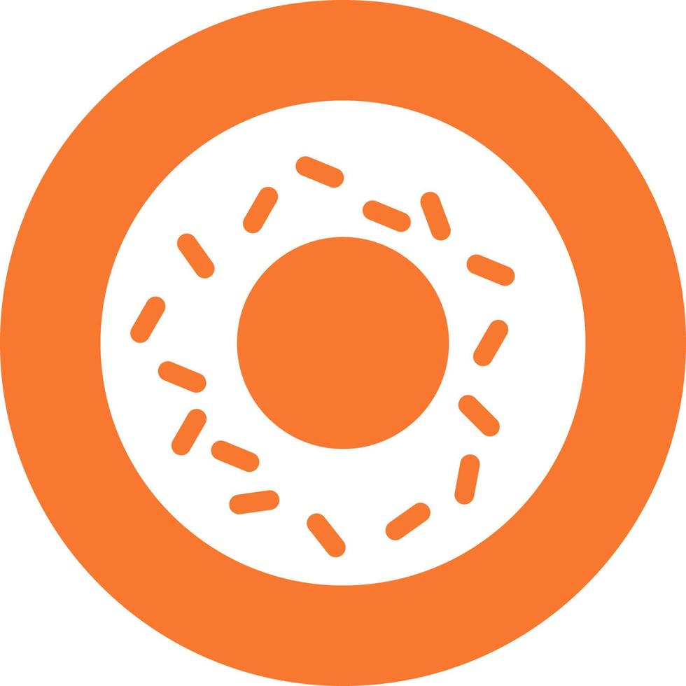 Symbol für Donut-Lebensmittel vektor