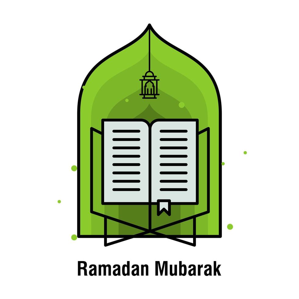 ramadan kareem begrepp baner vektor illustration