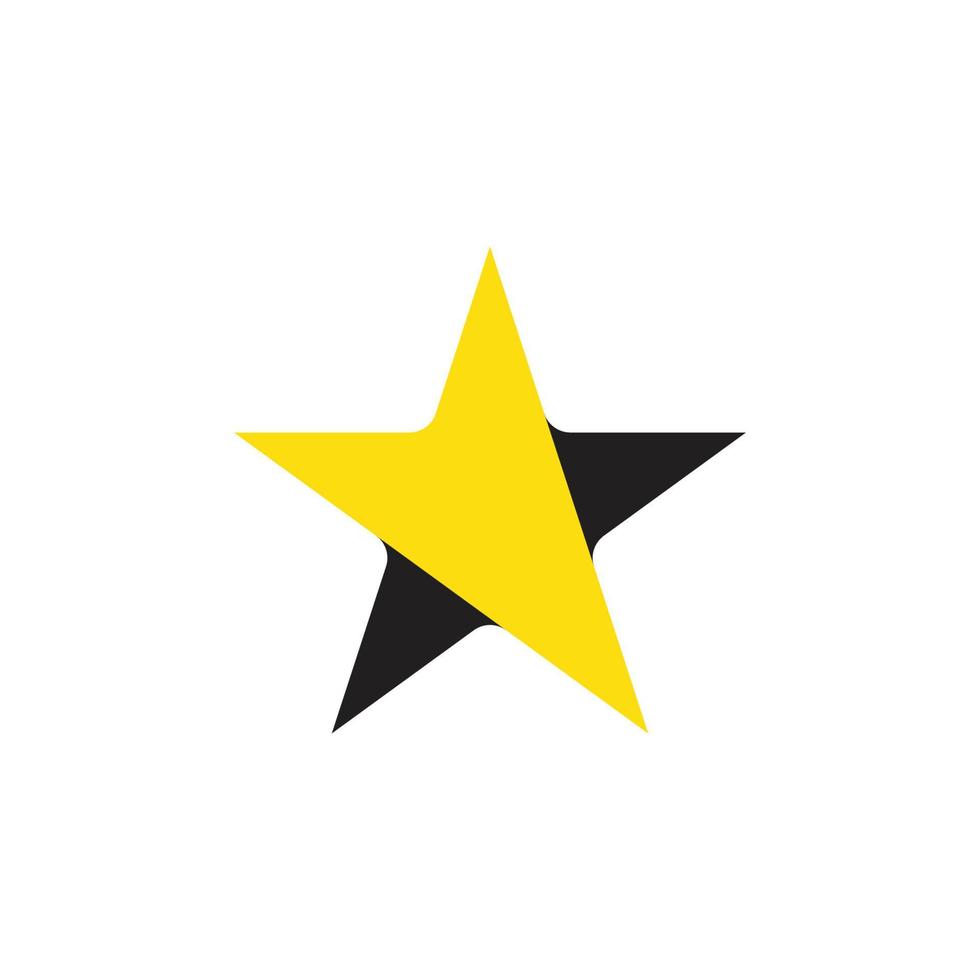 Stern Logo Vorlage vektor