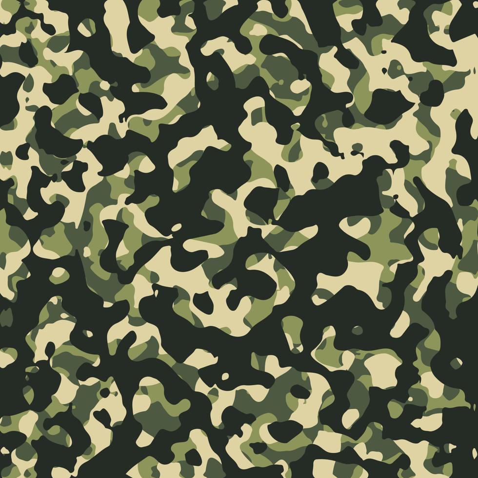 armén kamouflage vektor sömlös mönster. textur militär kamouflage upprepningar sömlös armén design bakgrund