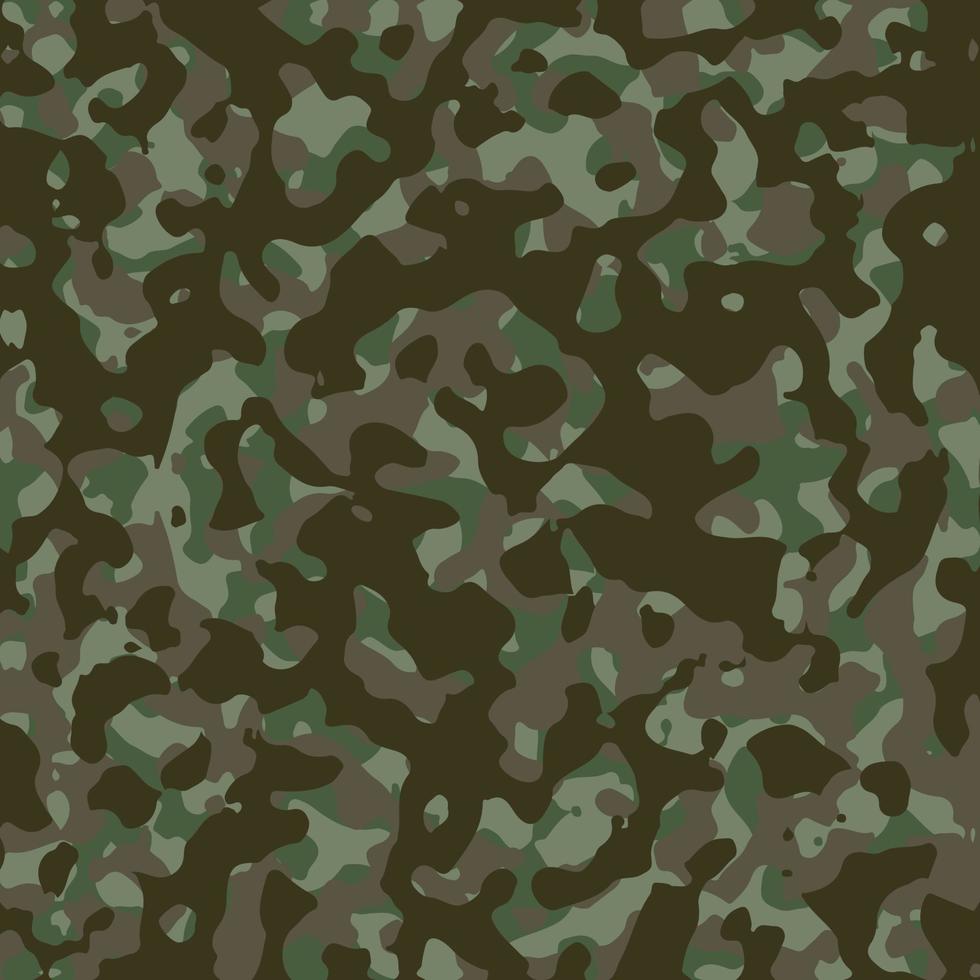 armén kamouflage vektor sömlös mönster. textur militär kamouflage upprepningar sömlös armén design bakgrund