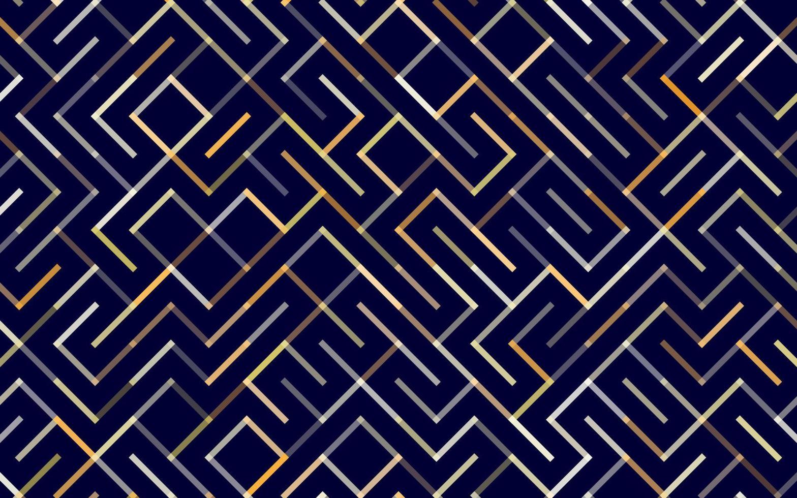 Linien Vektor Musterdesign Banner. geometrische gestreifte Verzierung. monochromer linearer Hintergrund