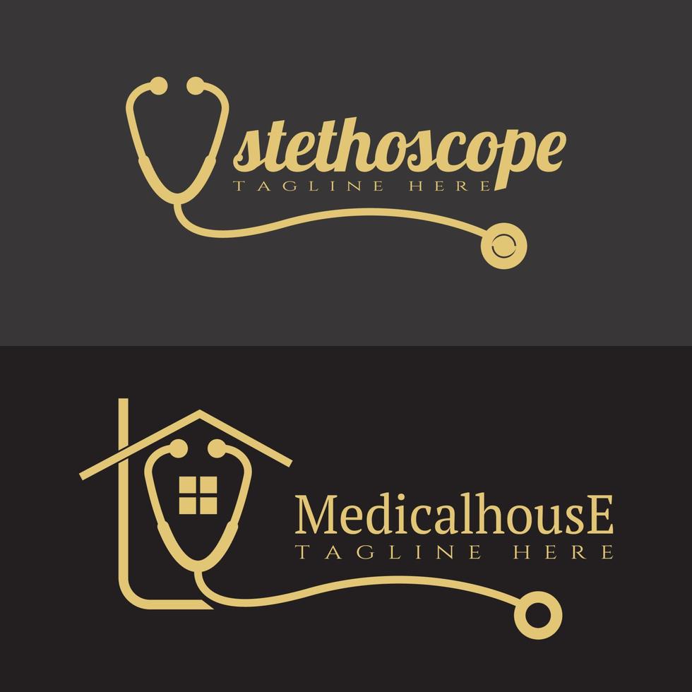 Symbol oder Logo für medizinische Versorgung für Apps oder Websites vektor