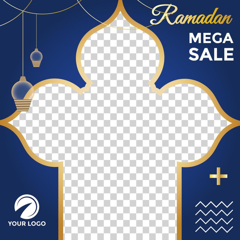 Ramadan-Social-Media-Vorlage vektor