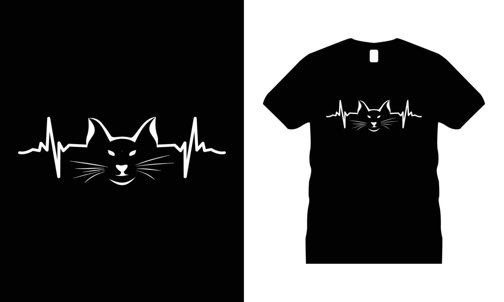 katt djur- husdjur motiverande t-shirt design vektor. använda sig av för t-shirt, muggar, klistermärken, etc. vektor