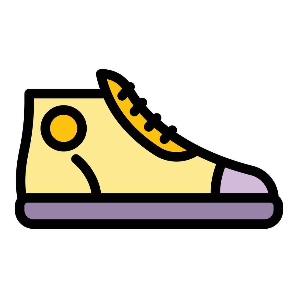 adidas Sneaker Symbol Farbe Umriss Vektor