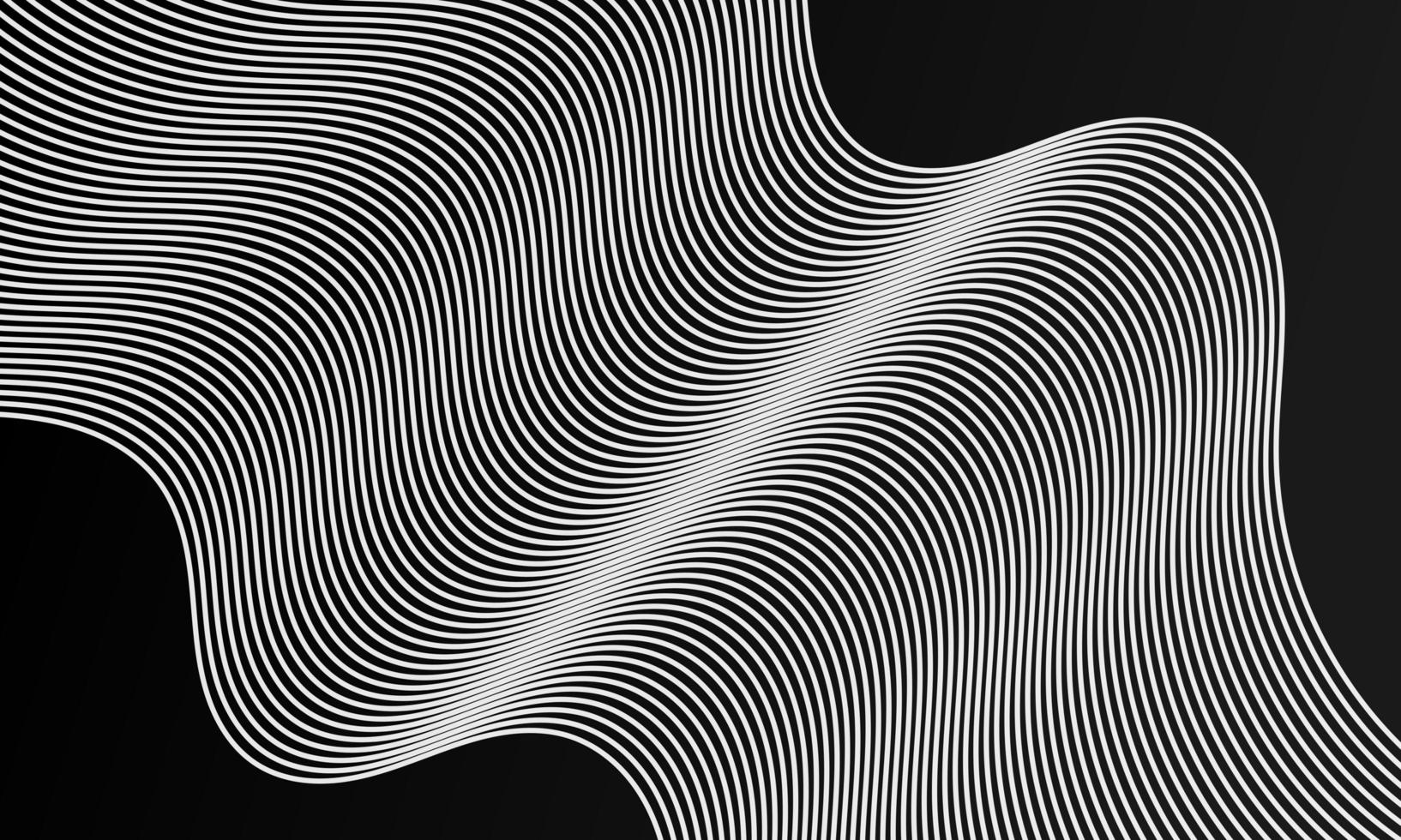 modern abstrakt bakgrund med vita vågiga linjer vektor