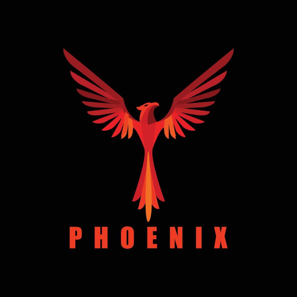 Phönix-Vogel-Logos vektor