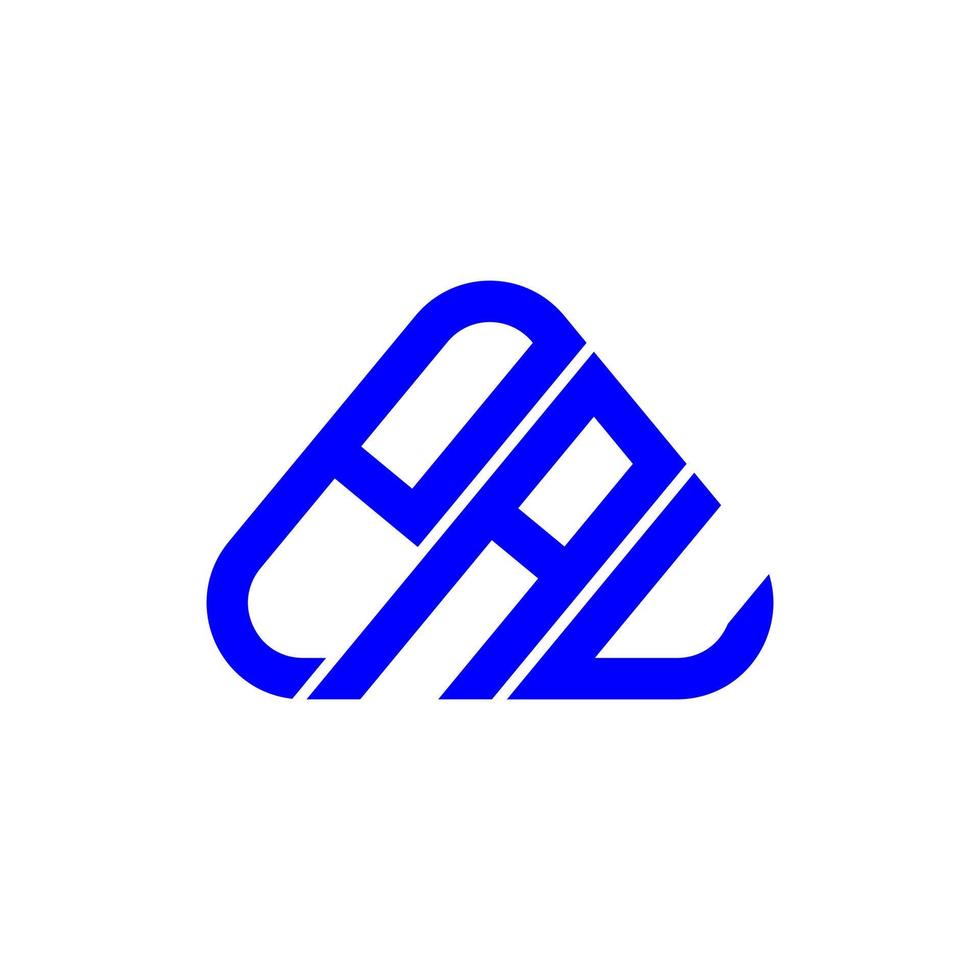 pau letter logo kreatives design mit vektorgrafik, pau einfaches und modernes logo. vektor