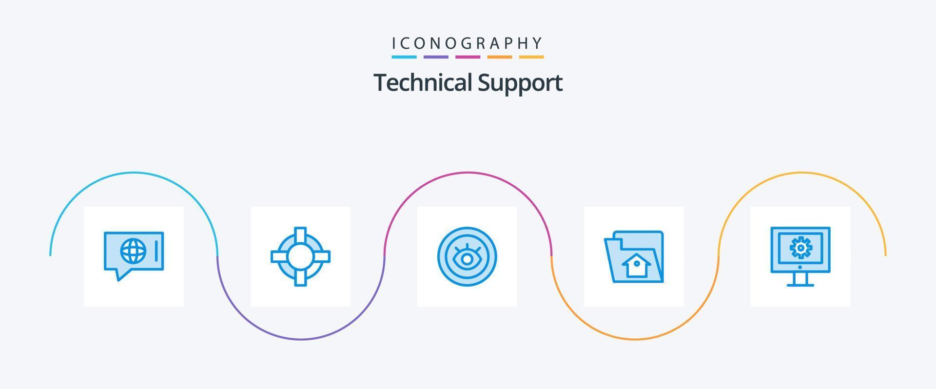 Technischer Support Blue 5 Icon Pack inklusive technischem Support. Online-Support-Service. Service. Service. Datei vektor