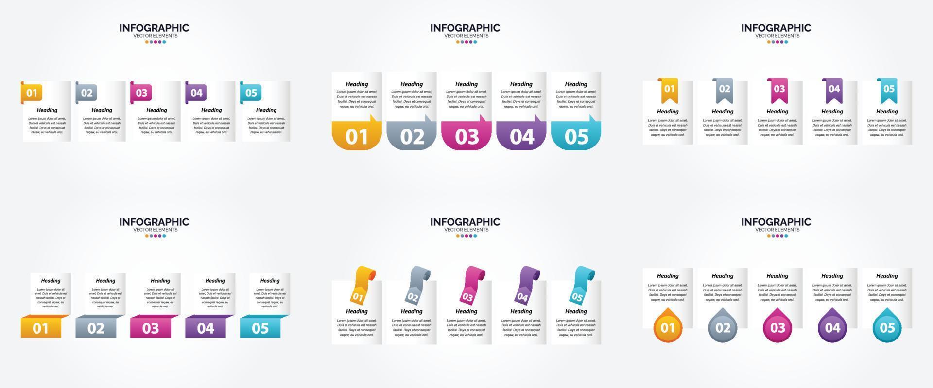 vektor illustration infographics platt design uppsättning för reklam broschyr flygblad och tidskrift