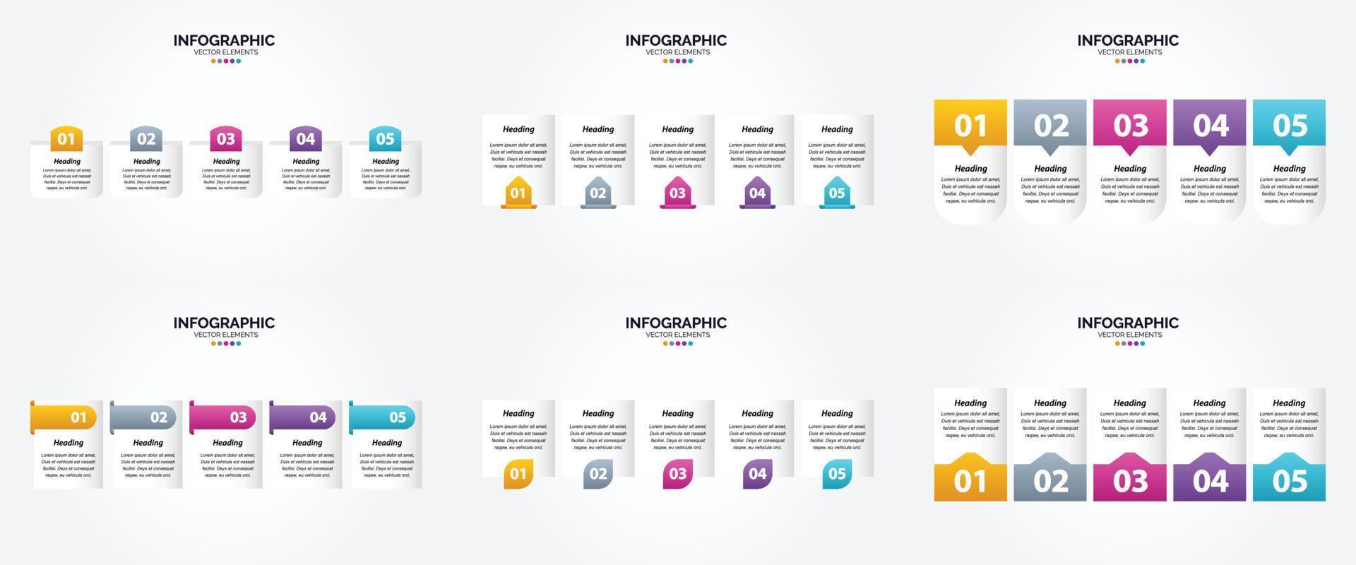 vektor illustration infographics platt design uppsättning för reklam broschyr flygblad och tidskrift