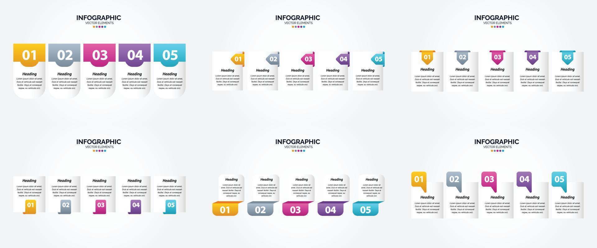 vektor illustration infographics platt design uppsättning för reklam broschyr flygblad och tidskrift