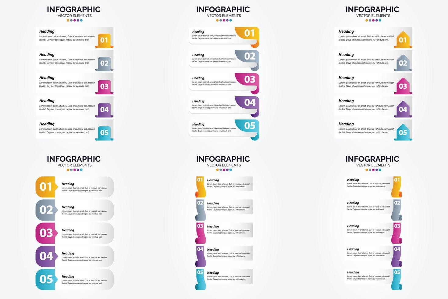 flaches Design Vektor-Infografiken perfekt für Werbebroschüren. Flyer. und Zeitschriften. vektor
