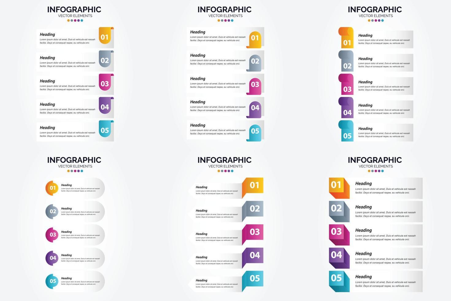 Dieses Vektor-Infografik-Set eignet sich perfekt für die Werbung in einer Broschüre. Flyer. oder Magazin. vektor