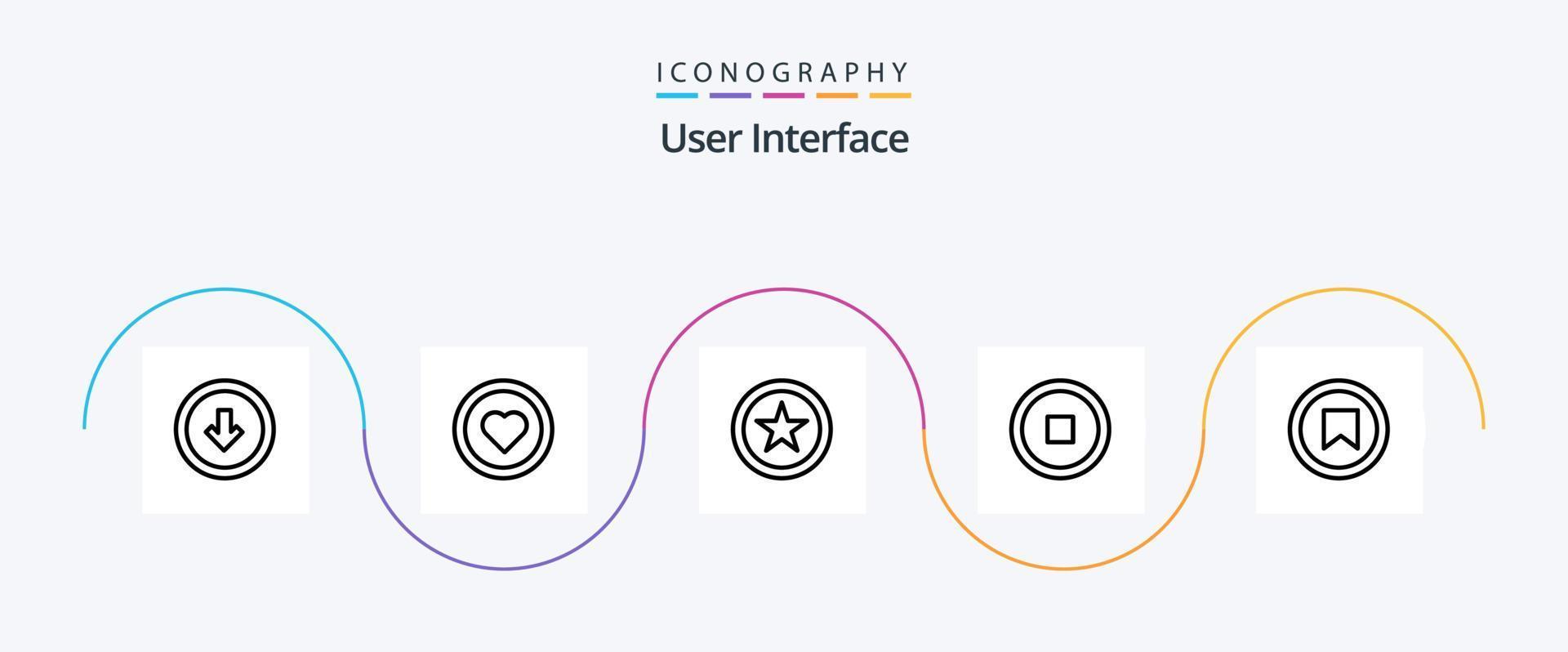 användare gränssnitt linje 5 ikon packa Inklusive märka. gränssnitt. användare. användare. gränssnitt vektor
