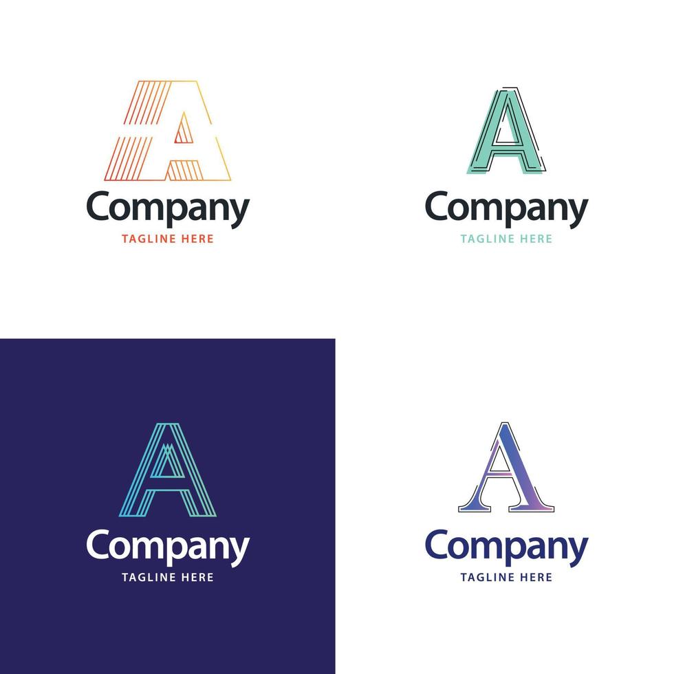 Schreiben Sie ein großes Logo-Pack-Design kreatives modernes Logo-Design für Ihr Unternehmen vektor