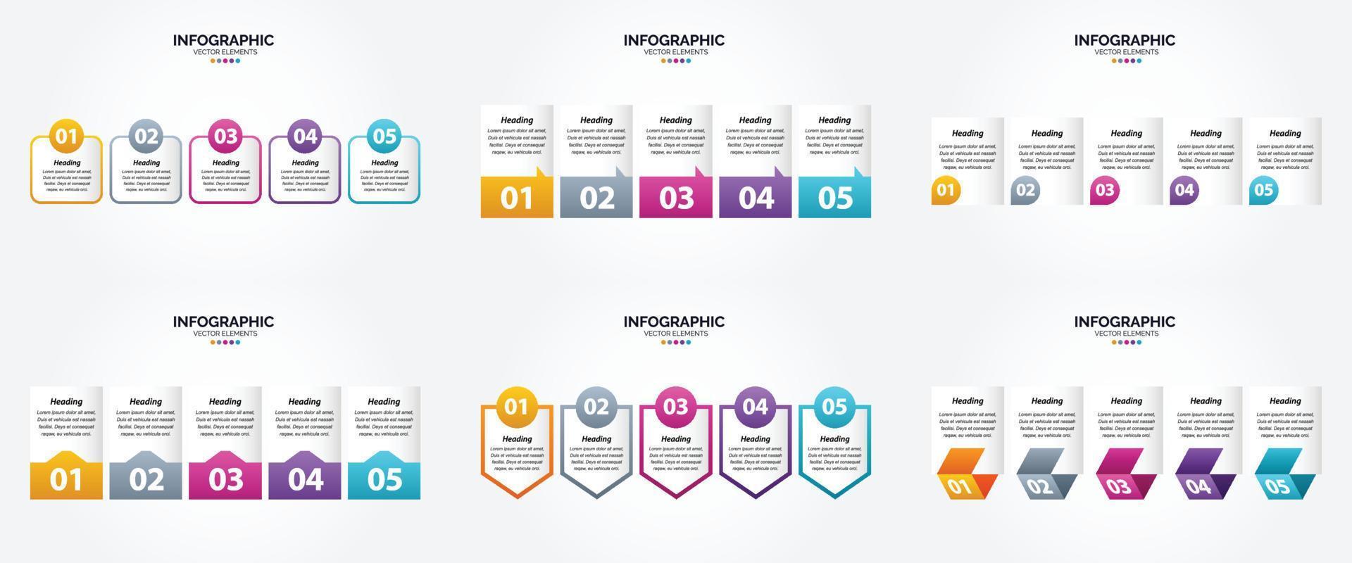 flaches Design Vektor-Infografiken perfekt für Werbebroschüren. Flyer. und Zeitschriften. vektor