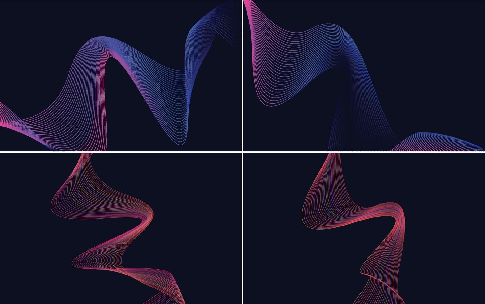 Sammlung von geometrischen Mustern mit minimalen Linien vektor