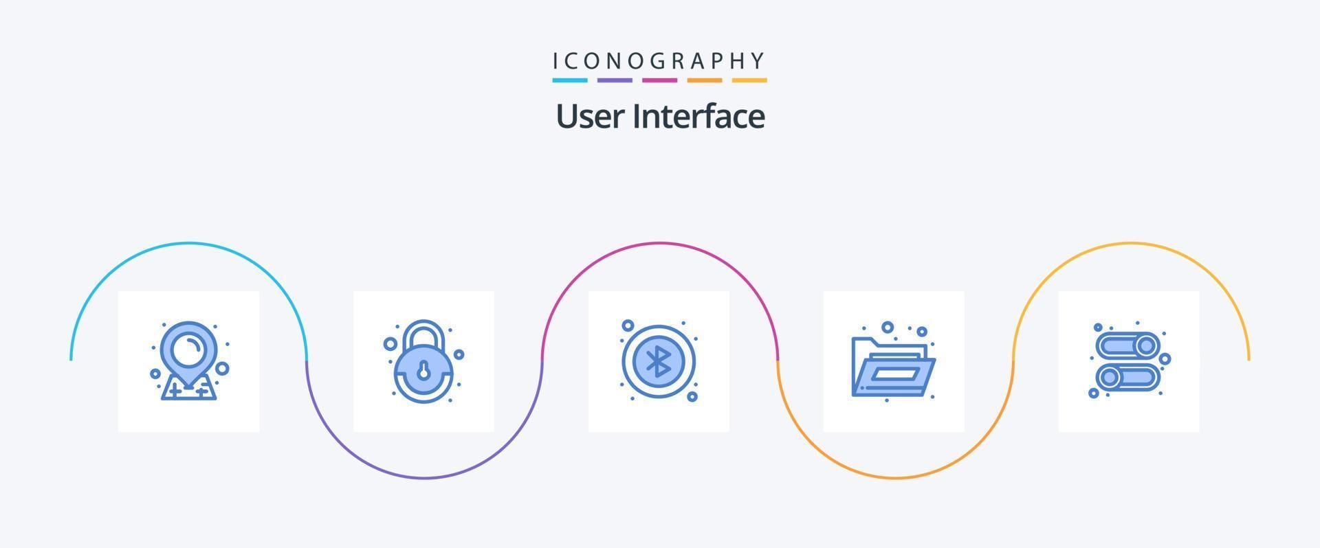 användare gränssnitt blå 5 ikon packa Inklusive . inaktivera. användare. användare. Gör det möjligt vektor