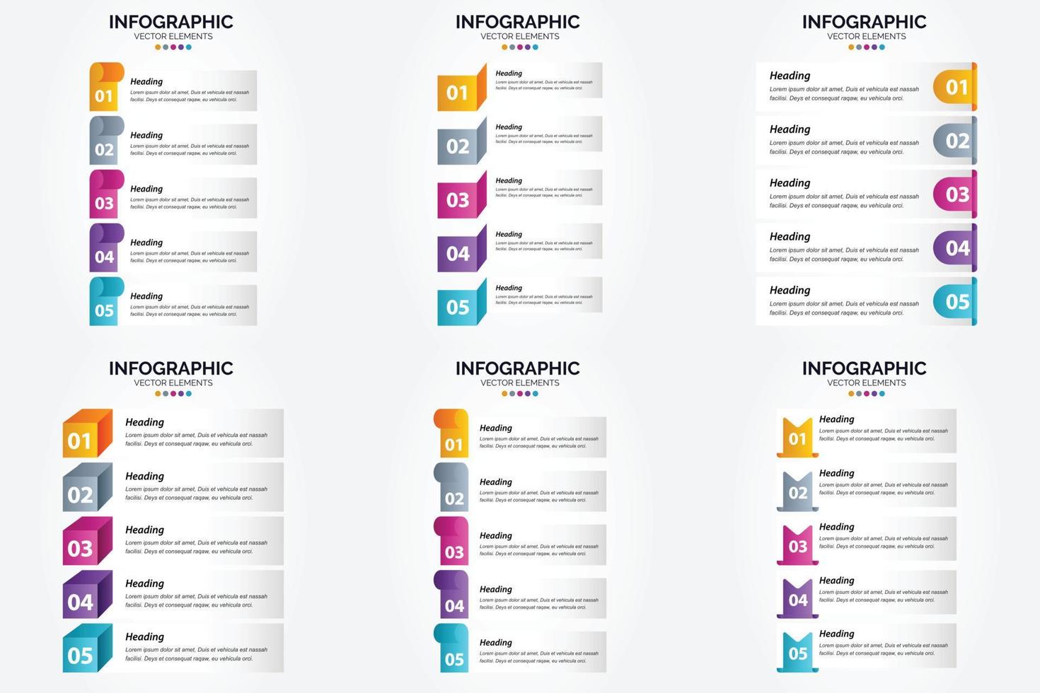 Dieses flache Design-Vektorillustrationsset ist ideal für die Erstellung von Infografiken für die Werbung. Broschüren. Flyer. und Zeitschriften. vektor