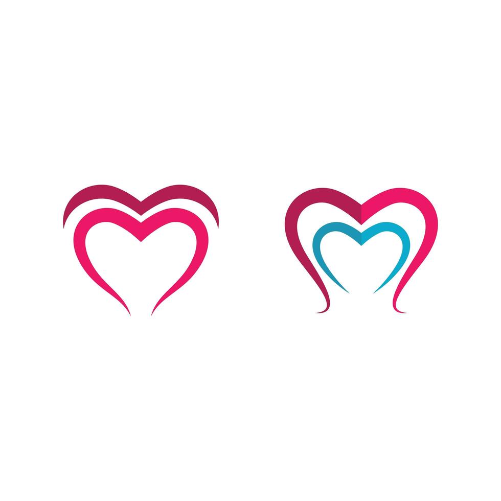 Liebe Logo Bilder vektor