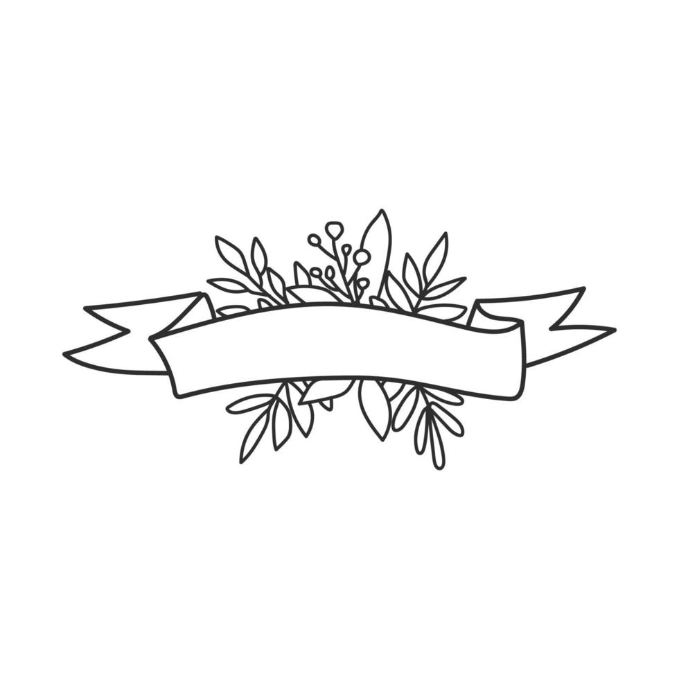 samling skog ormbunke eukalyptus konst lövverk naturliga blad örter i linje stil. dekorativ skönhet elegant illustration för design handritad blomma vektor