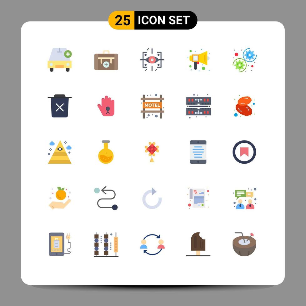 uppsättning av 25 modern ui ikoner symboler tecken för ljud utbildning vandring audio framtida redigerbar vektor design element