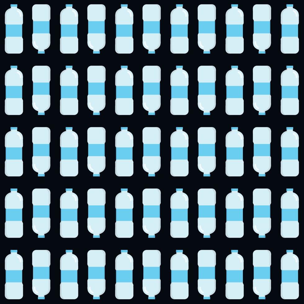 vattenflaskor sömlösa mönster vektor