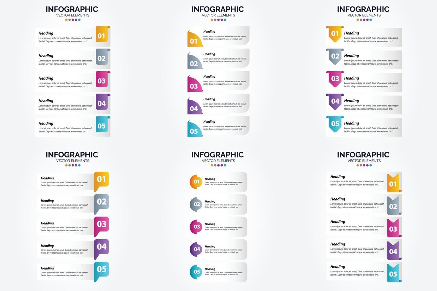 Dieses Vektor-Infografik-Set eignet sich perfekt für die Werbung in einer Broschüre. Flyer. oder Magazin. vektor