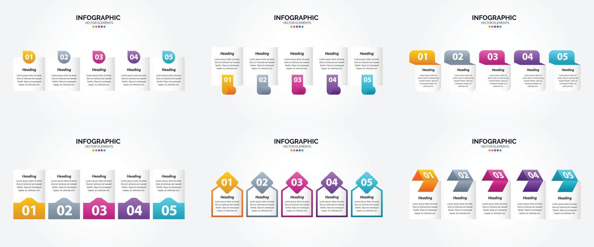 Dieses Infografik-Set mit Vektorillustrationen eignet sich perfekt für die Werbung in einer Broschüre. Flyer. oder Magazin. vektor