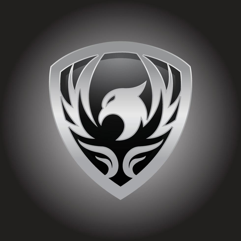 Luxus-Phoenix-Logo-Konzept, bestes Phönix-Vogel-Logo-Design, Phönix-Vektor-Logo vektor